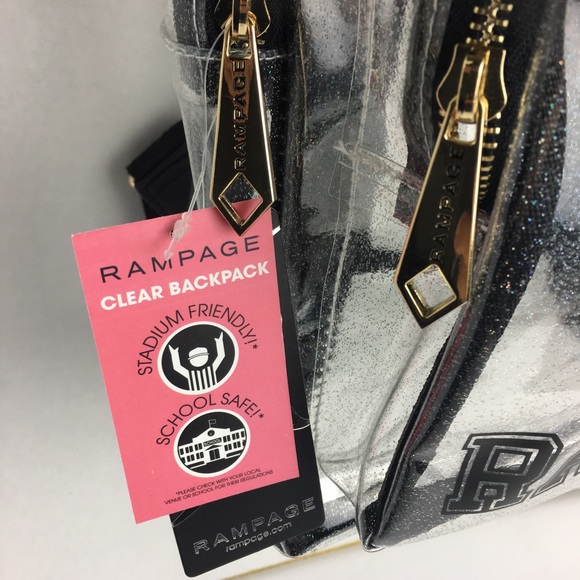 rampage clear backpack